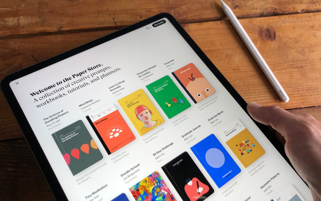 iPad sketch app Paper adds brilliant creative templates [Cult of Mac]